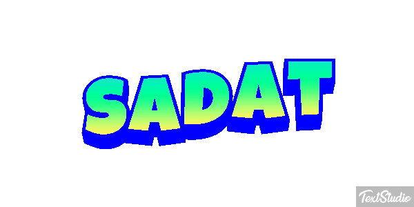 Sadat Tekst effect