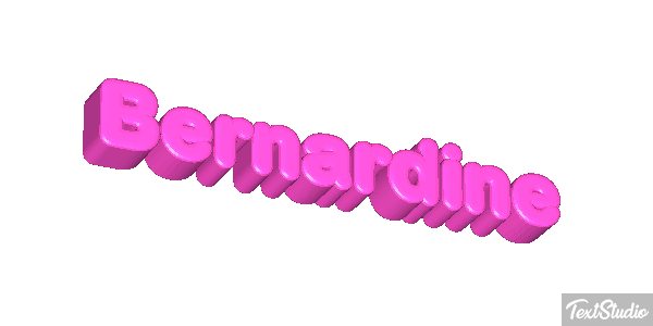 Bernardine Text effect