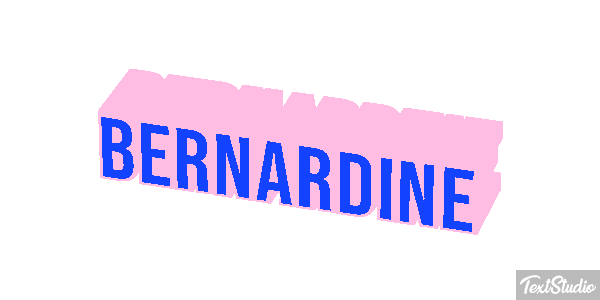 Bernardine Text effect