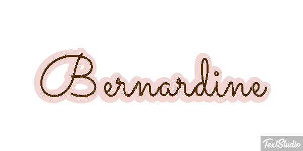 Bernardine Text effect