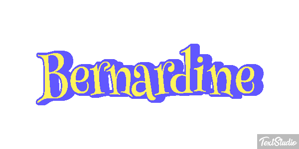 Bernardine Text effect