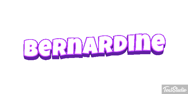 Bernardine Text effect