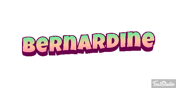 Bernardine Text effect