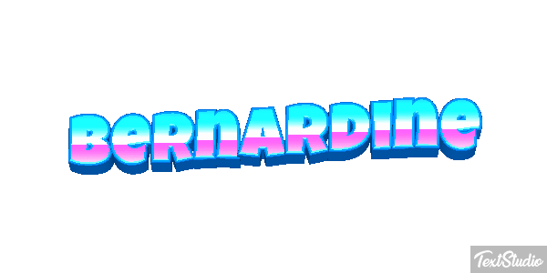 Bernardine Text effect