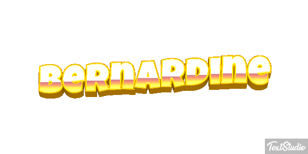 Bernardine Text effect