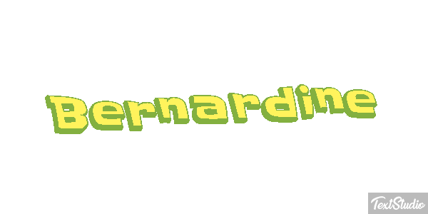 Bernardine Text effect