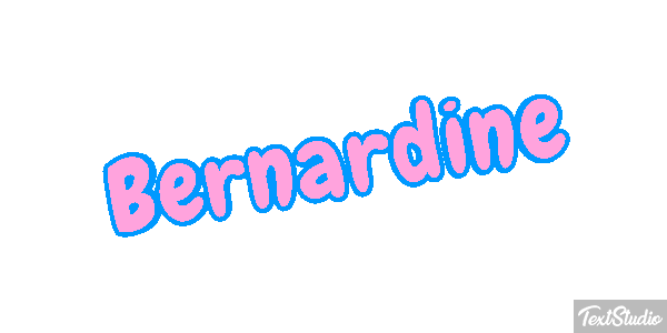 Bernardine Text effect