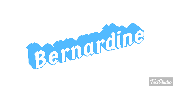 Bernardine Text effect