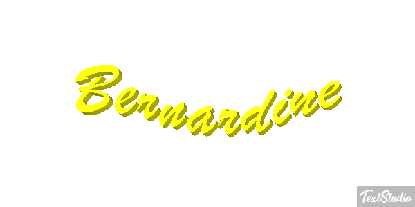 Bernardine Text effect