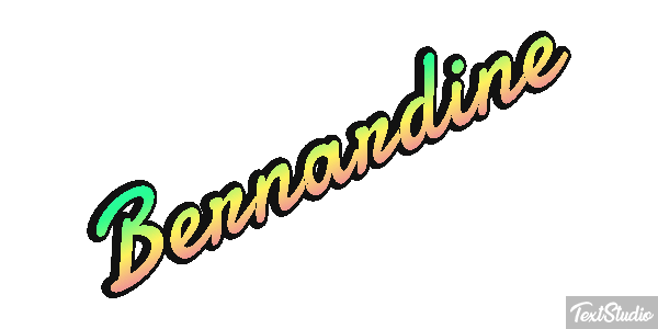 Bernardine Text effect