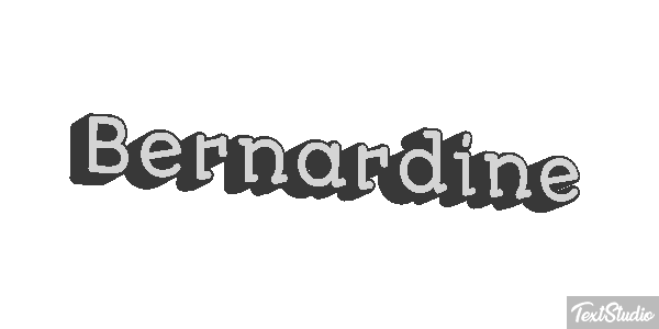 Bernardine Text effect