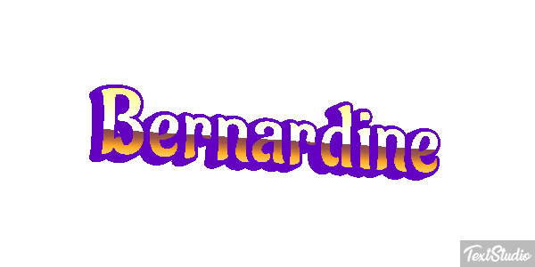 Bernardine Text effect
