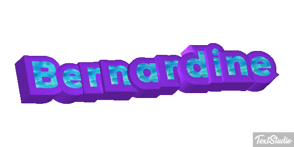 Bernardine Text effect