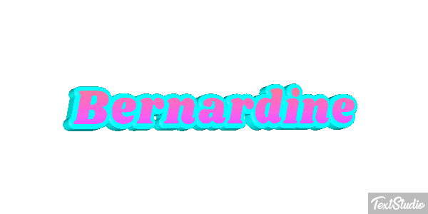 Bernardine Text effect