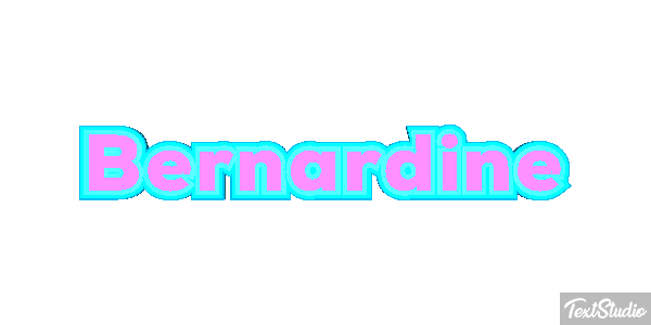 Bernardine Text effect