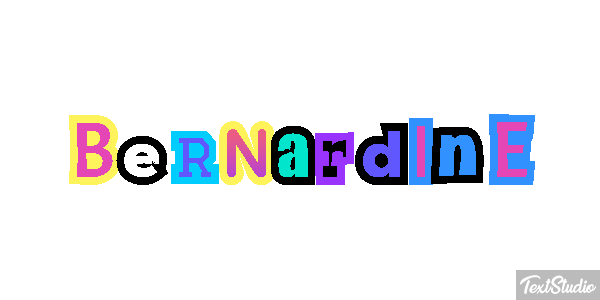 Bernardine Text effect