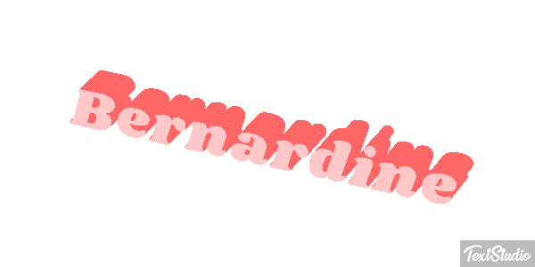 Bernardine Text effect