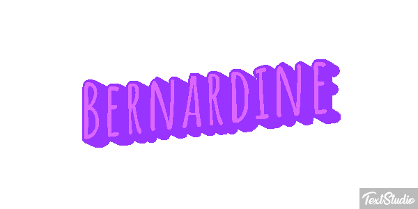 Bernardine Text effect