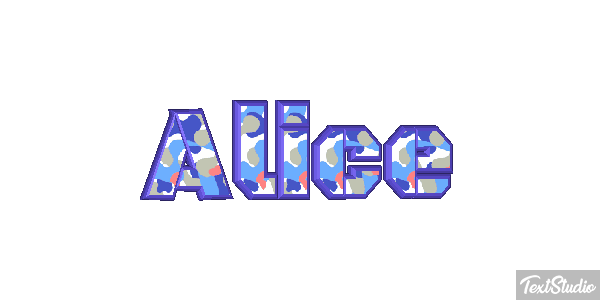 Alice Effetto testo