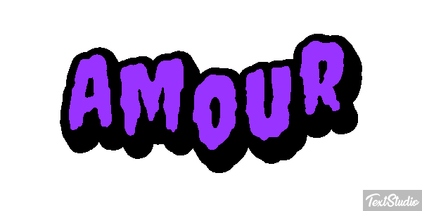 Amour Effet de texte