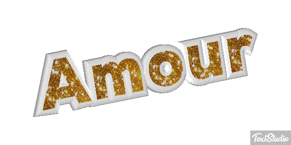 Amour Effet de texte