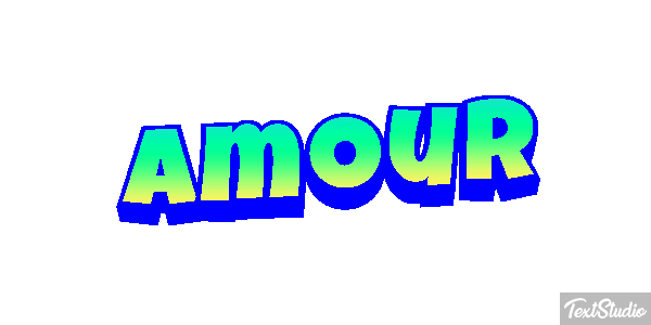 Amour Effet de texte