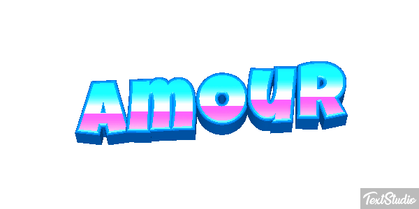 Amour Effet de texte
