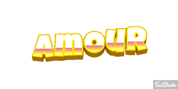 Amour Effet de texte
