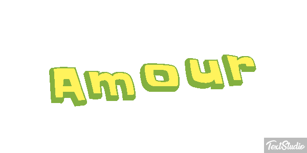 Amour Effet de texte
