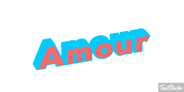 Amour Effet de texte