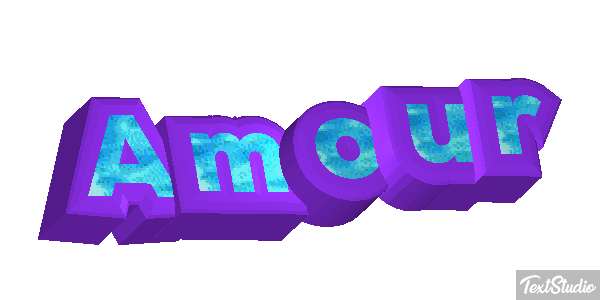 Amour Effet de texte
