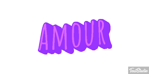Amour Effet de texte