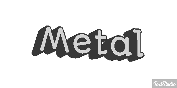 Metal Text effect