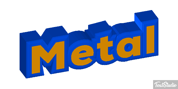 Metal Text effect