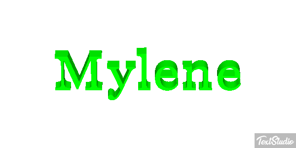 Mylène Text effect