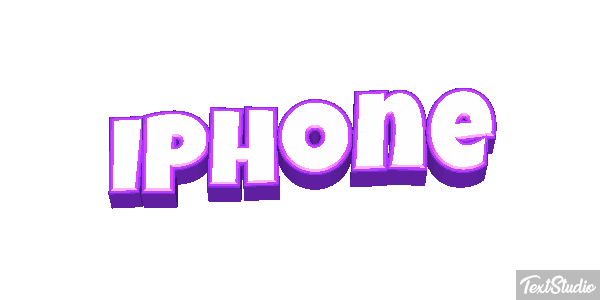 IPhone Text effect