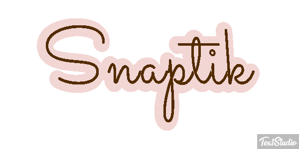 Snaptik Efecto de texto
