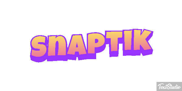 Snaptik Efecto de texto