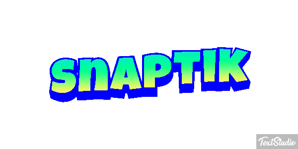 Snaptik Efecto de texto