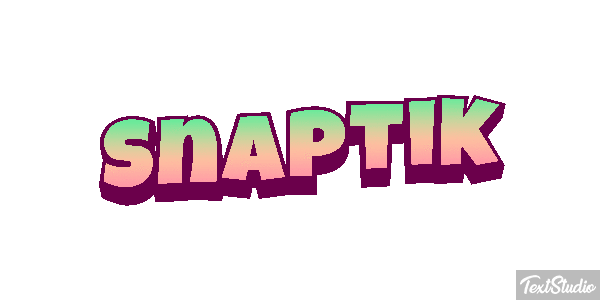 Snaptik Efecto de texto
