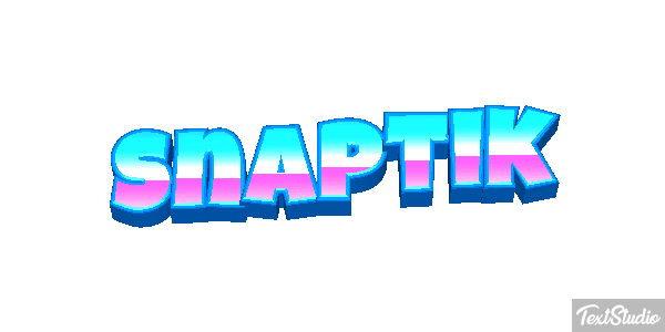 Snaptik Efecto de texto