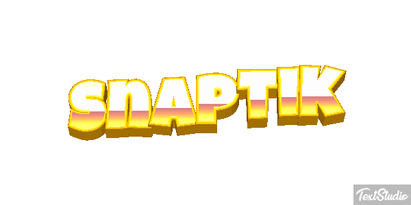 Snaptik Efecto de texto
