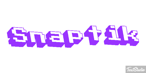 Snaptik Efecto de texto