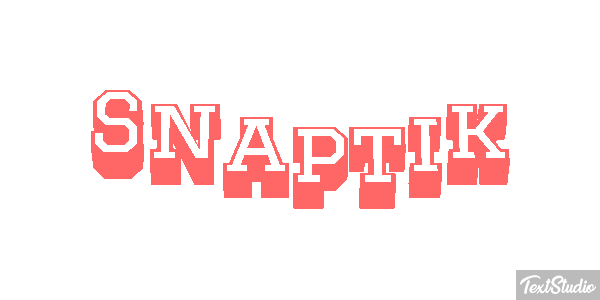Snaptik Efecto de texto