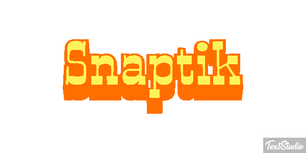 Snaptik Efecto de texto