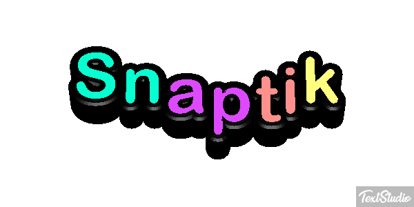 Snaptik Efecto de texto