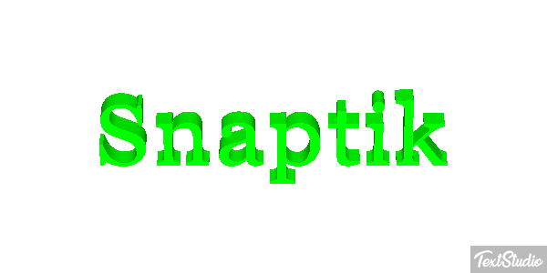 Snaptik Efecto de texto