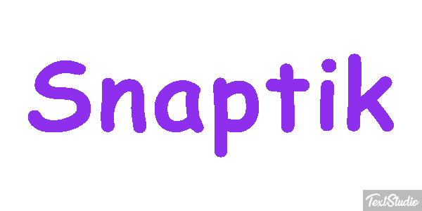 Snaptik Efecto de texto