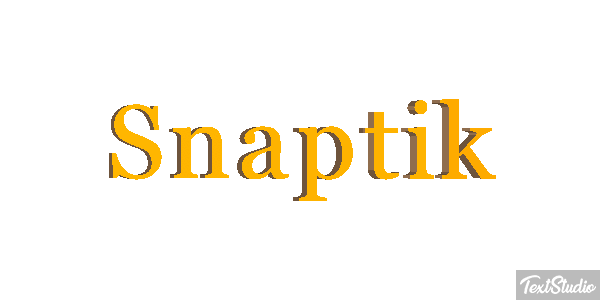 Snaptik Efecto de texto