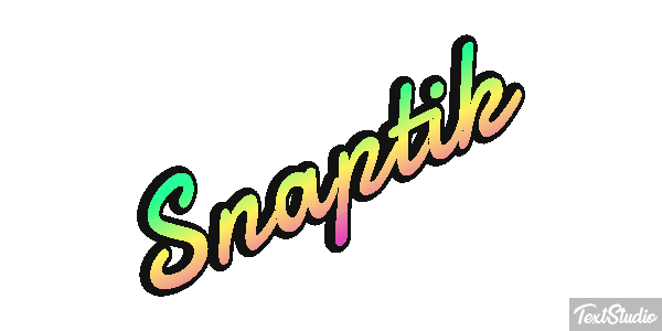 Snaptik Efecto de texto